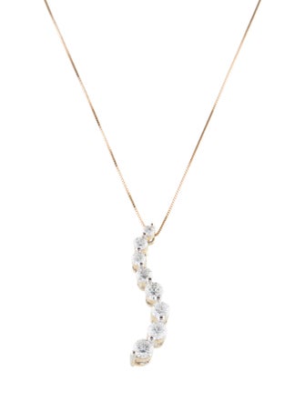 Necklace 14K 3.00ctw Diamond Pendant Necklace