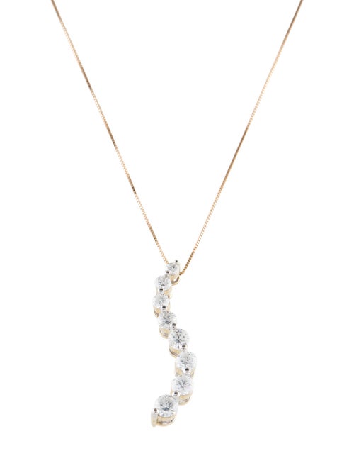 Necklace 14K 3.00ctw Diamond Pendant Necklace
