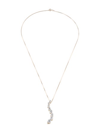 Necklace 14K 3.00ctw Diamond Pendant Necklace