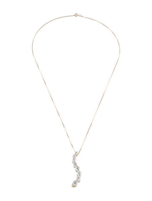 Necklace 14K 3.00ctw Diamond Pendant Necklace