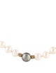 Necklace 14K Pearl & Diamond Station Necklace