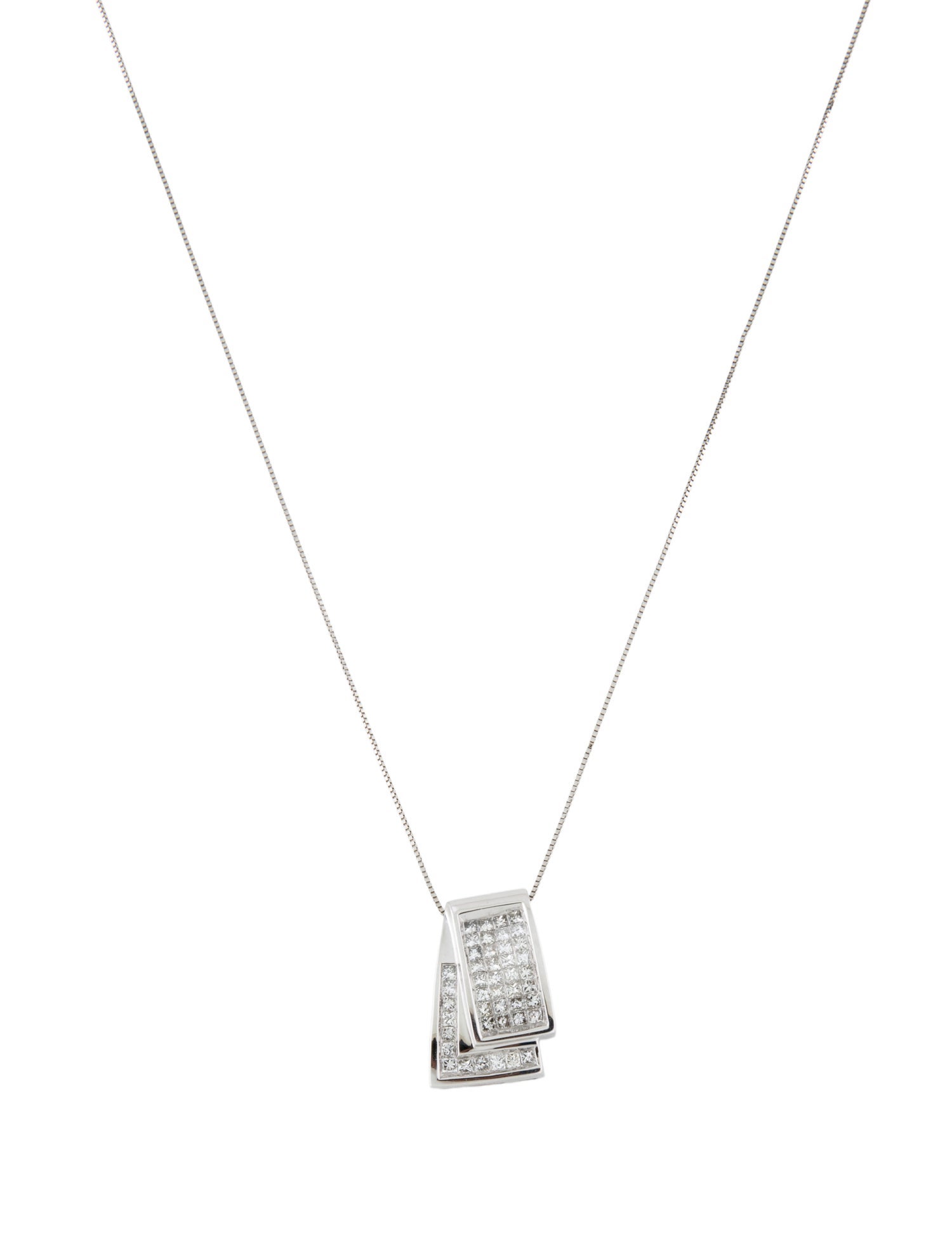 Necklace 14K 1.00ctw Diamond Pendant
