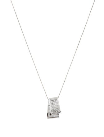 Necklace 14K 1.00ctw Diamond Pendant Necklace