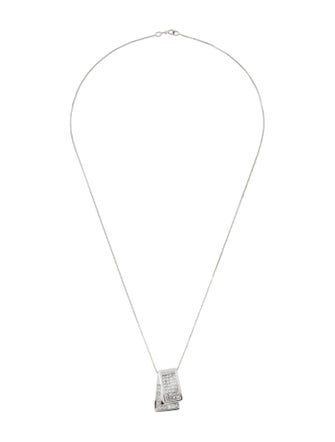 Necklace 14K 1.00ctw Diamond Pendant Necklace