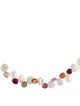 Necklace 14K Pearl & Tourmaline Bead Strand Necklace