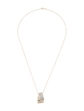 Necklace 14K 1.00ctw Diamond Pendant Necklace