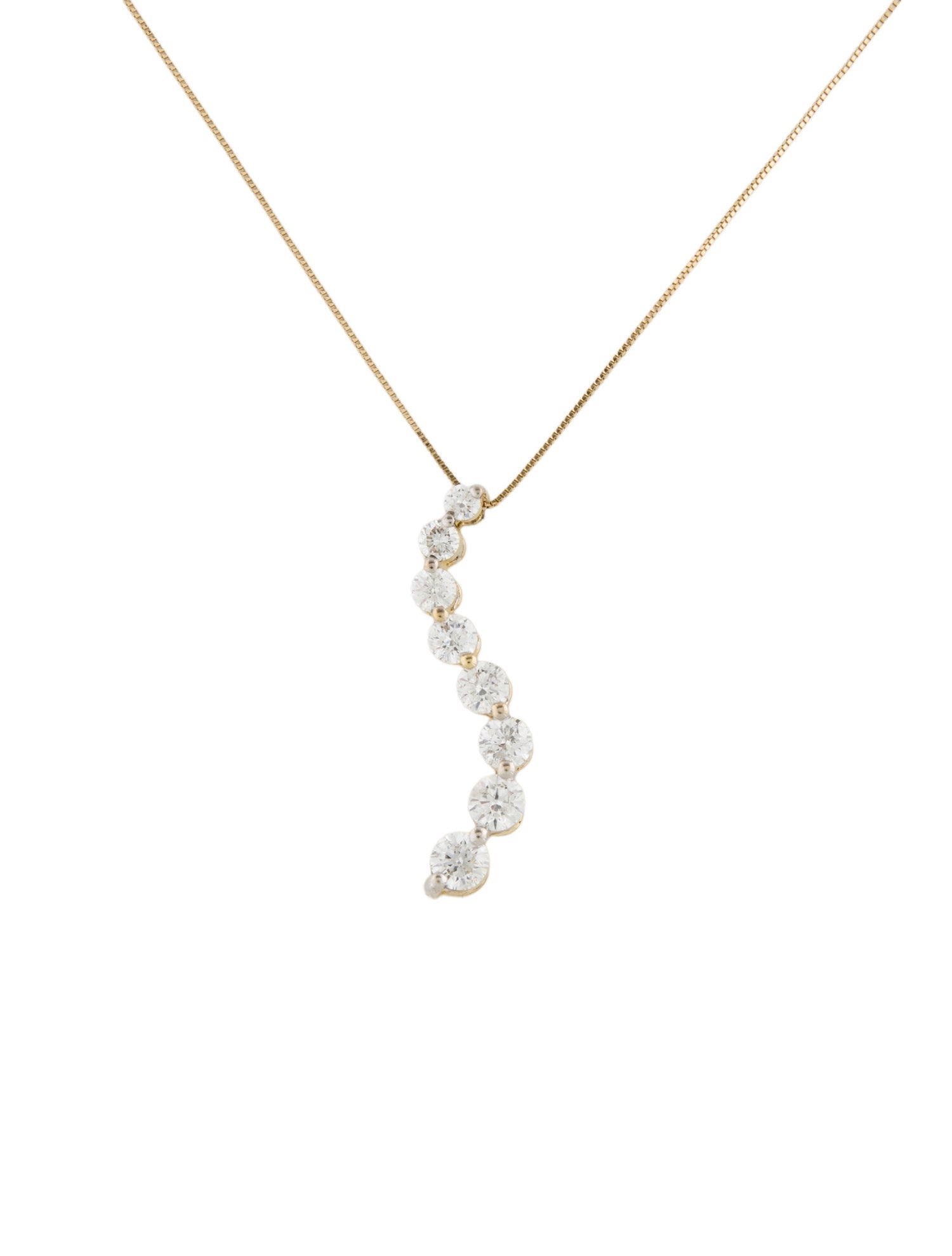 Necklace 14K 2.51ctw Diamond Pendant