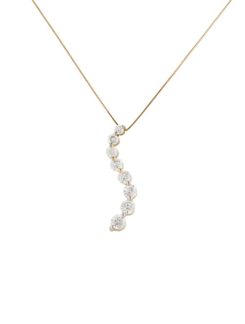 Necklace 14K 2.51ctw Diamond Pendant Necklace