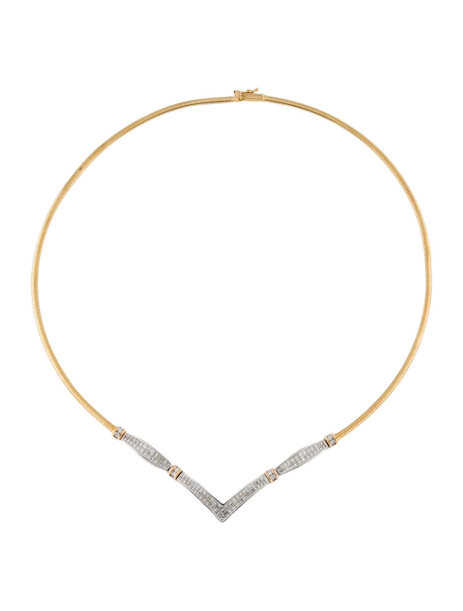Necklace 2.07ctw Diamond Collar
