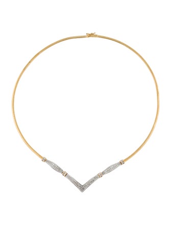 Necklace 2.07ctw Diamond Collar Necklace