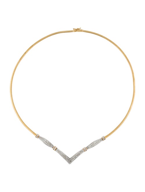 Necklace 2.07ctw Diamond Collar Necklace