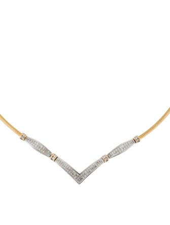Necklace 2.07ctw Diamond Collar Necklace