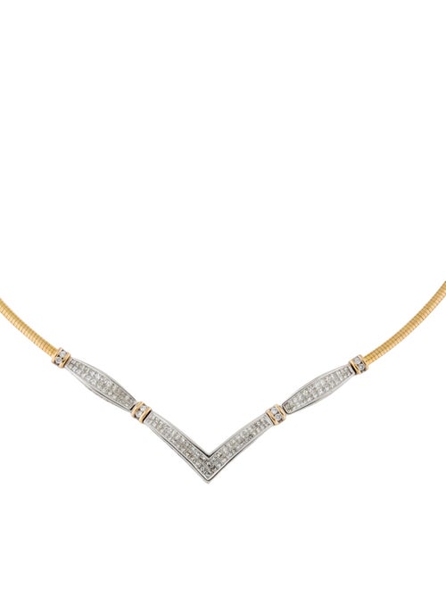 Necklace 2.07ctw Diamond Collar Necklace
