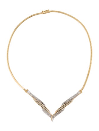 Necklace 14K 2.00ctw Diamond Collar Necklace