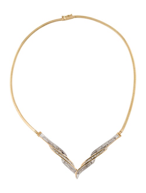Necklace 14K 2.00ctw Diamond Collar Necklace