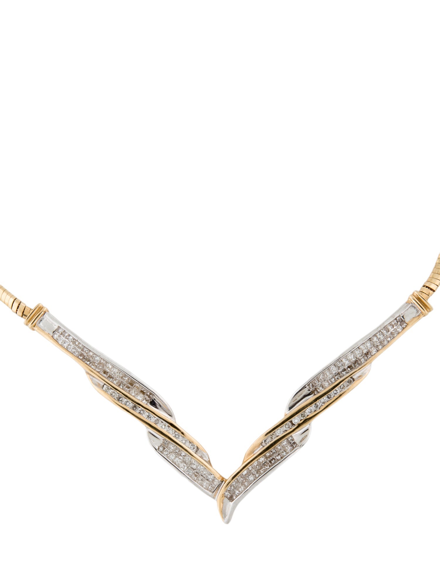 Necklace 14K 2.00ctw Diamond Collar