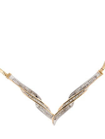 Necklace 14K 2.00ctw Diamond Collar Necklace
