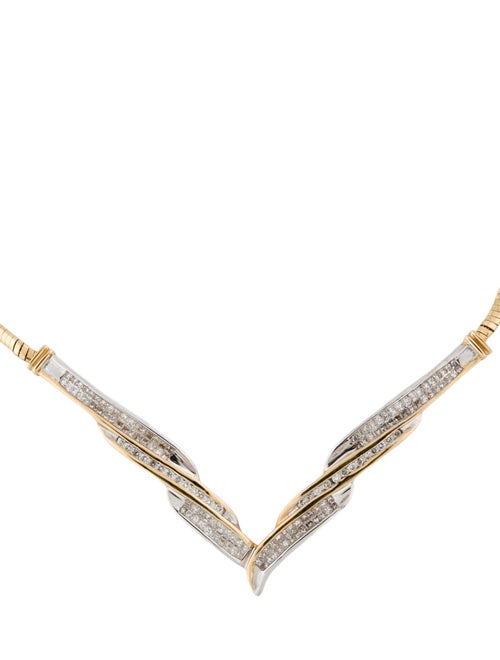 Necklace 14K 2.00ctw Diamond Collar Necklace