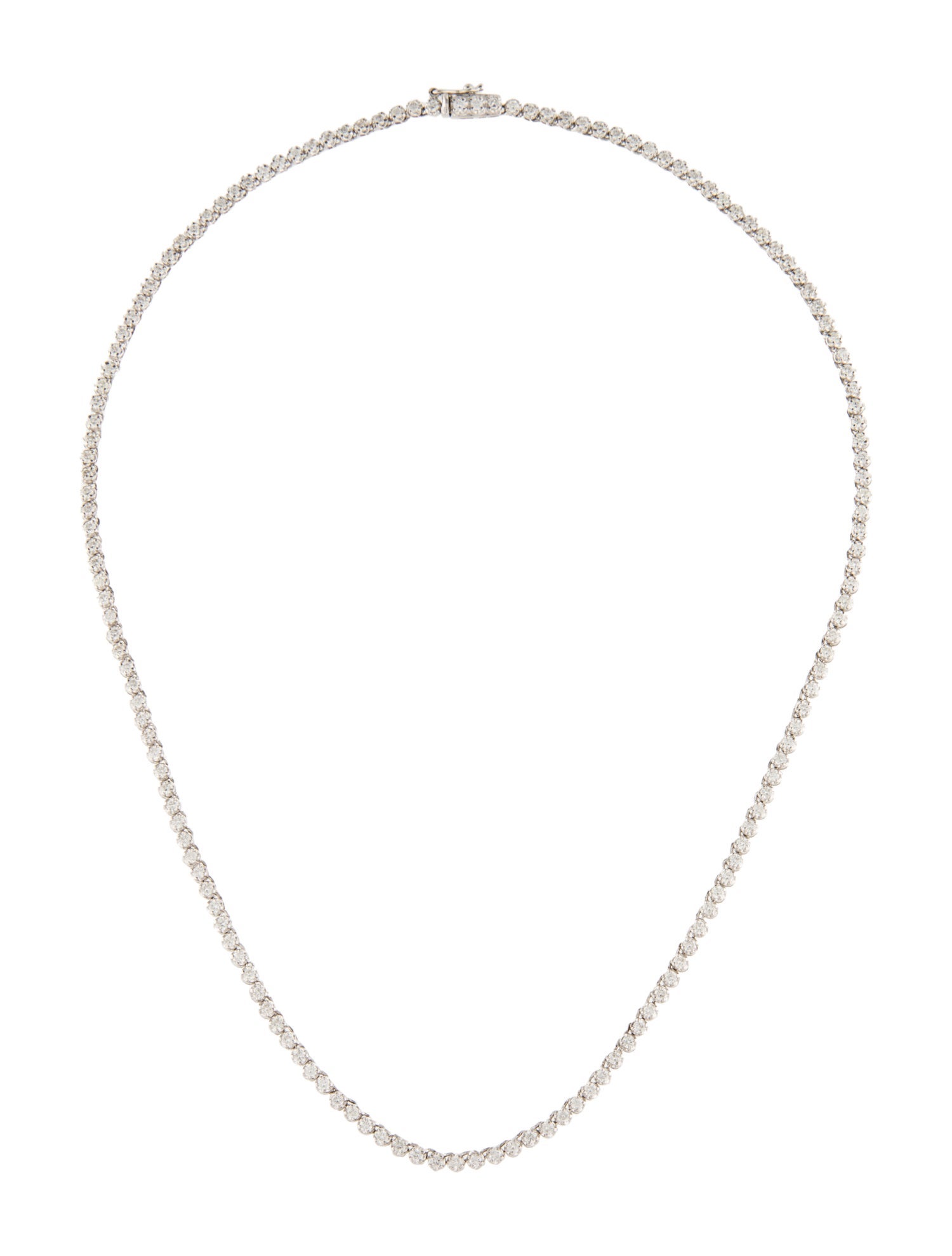 Necklace 18K 2.29ctw Diamond Tennis