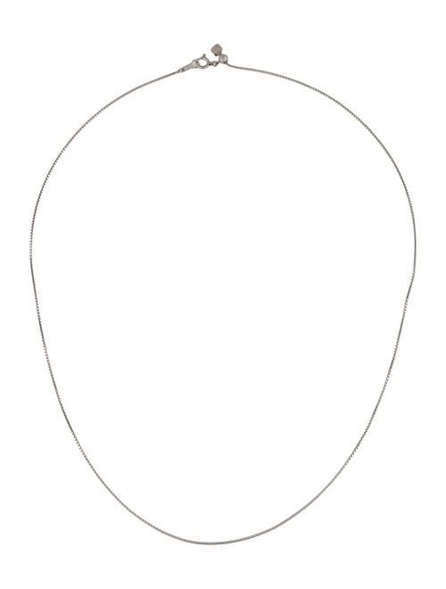 Necklace Platinum Box Chain Necklace
