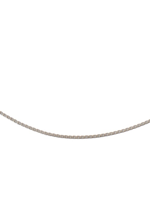 Necklace Platinum Box Chain Necklace