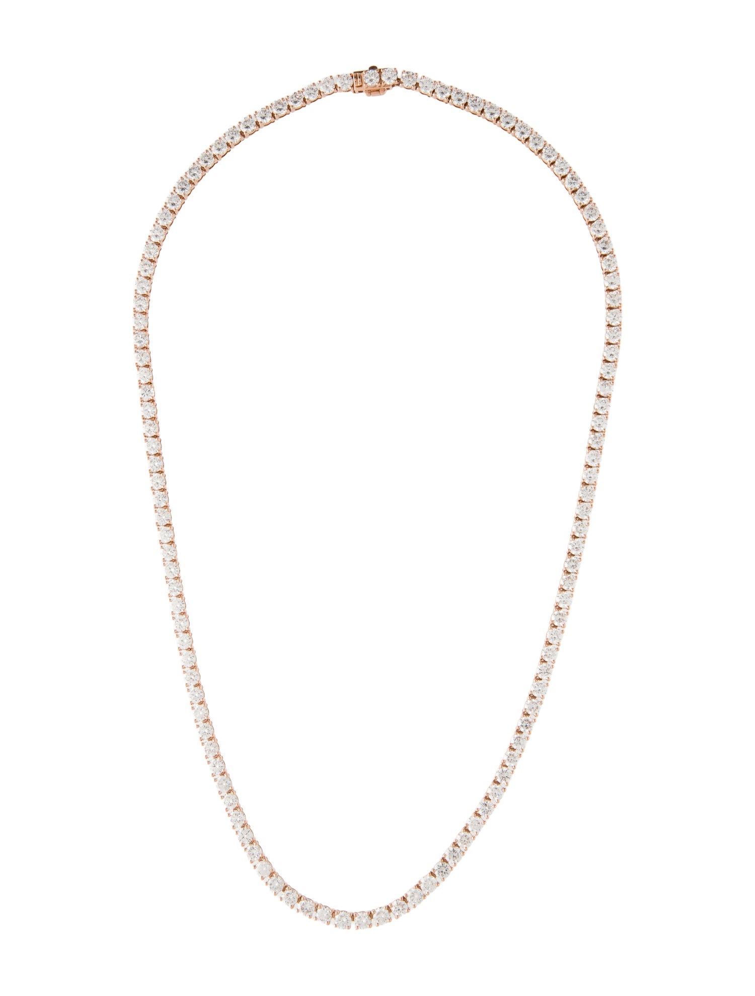 Necklace 14K 20.44ctw Lab-Grown Diamond Tennis