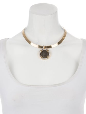 Necklace 14K Diamond & Coin Collar Necklace