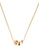 Necklace 18K Two-Tone Pendant Necklace