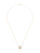 Necklace 14K Diamond Star of David Pendant Necklace