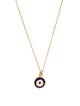 Necklace 14K Bullseye Pendant Necklace