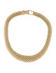 Necklace 14K Woven Overlap Collar Necklace