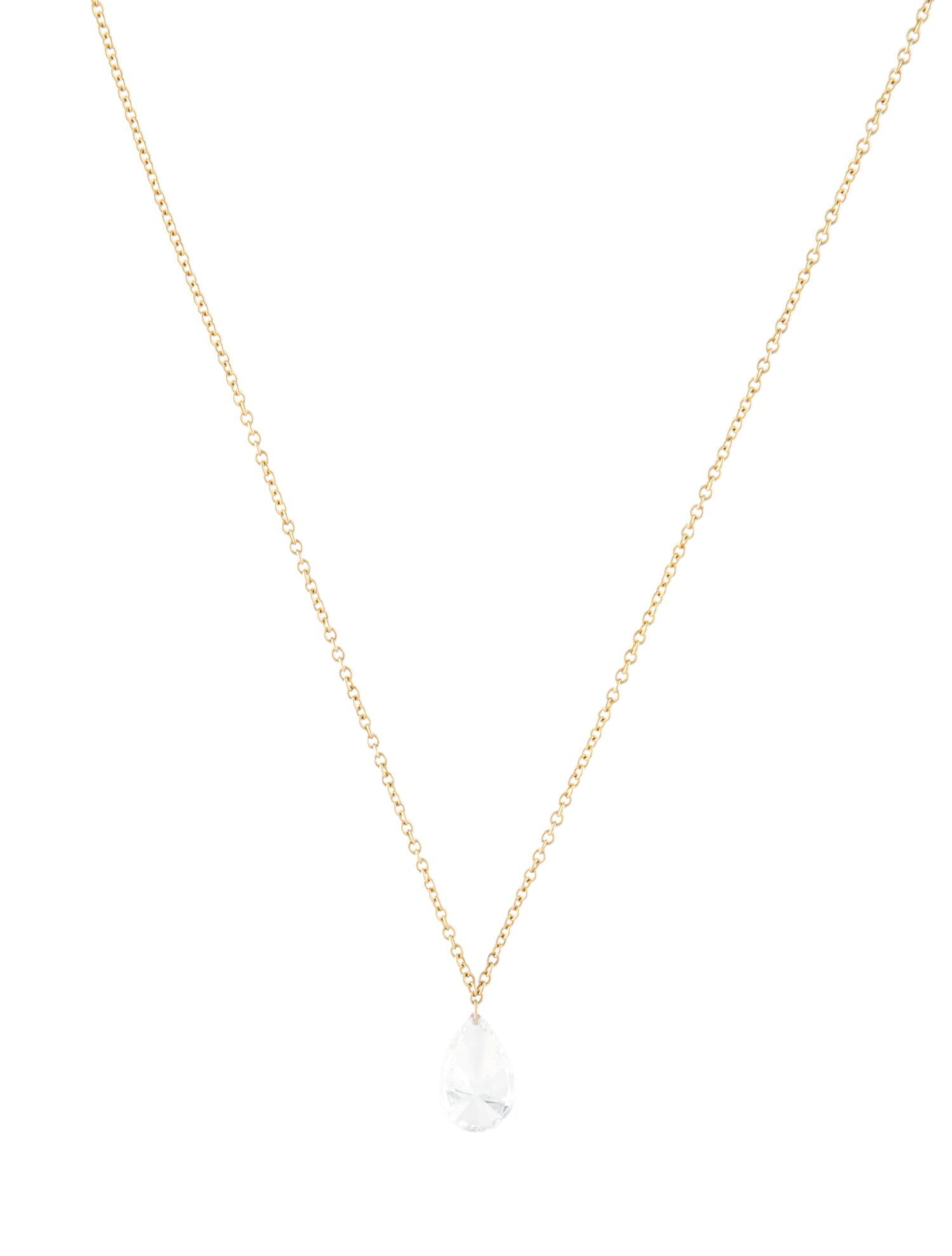 Necklace 14K 1.00ct Lab-Grown Diamond Pendant Necklace