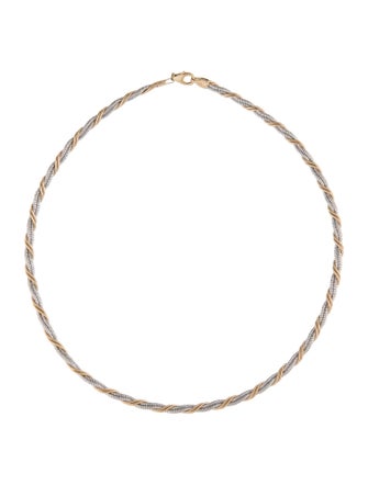 Necklace 14K Two-Tone Chain Necklace