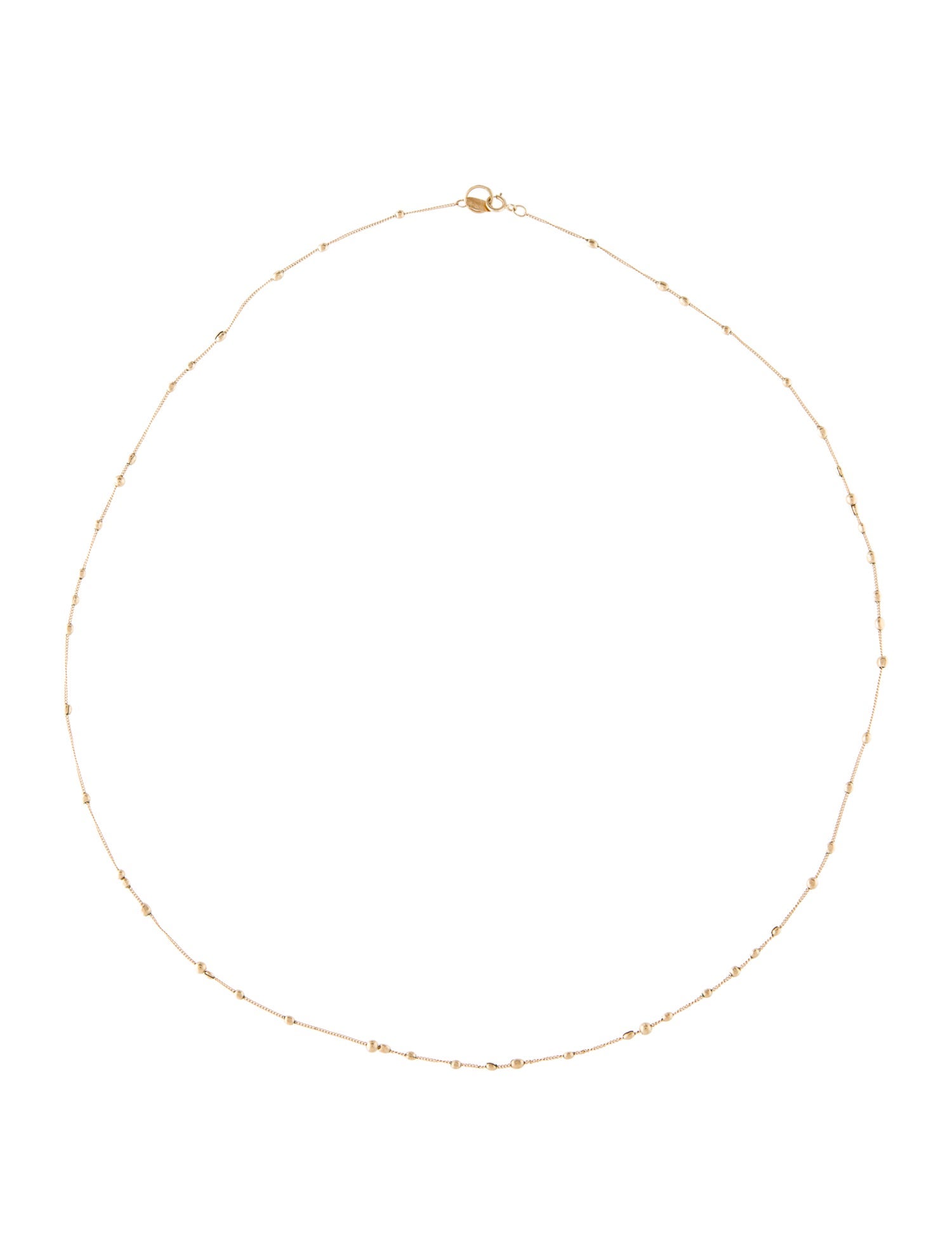 Necklace 10K Beads w/ 14K Chain