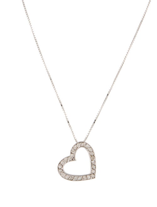Necklace 14K Diamond Heart Pendant necklace