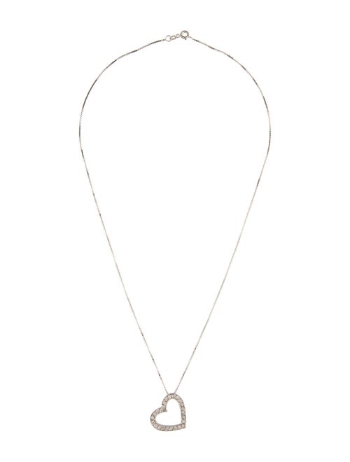 Necklace 14K Diamond Heart Pendant necklace