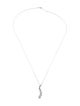 Necklace 14K 1.32ct Topaz Journey Pendant Necklace