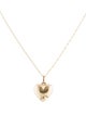 Necklace 14K Puffed Heart Pendant Necklace