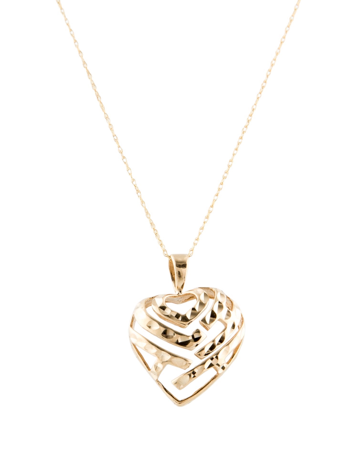 Necklace 14K Heart Pendant
