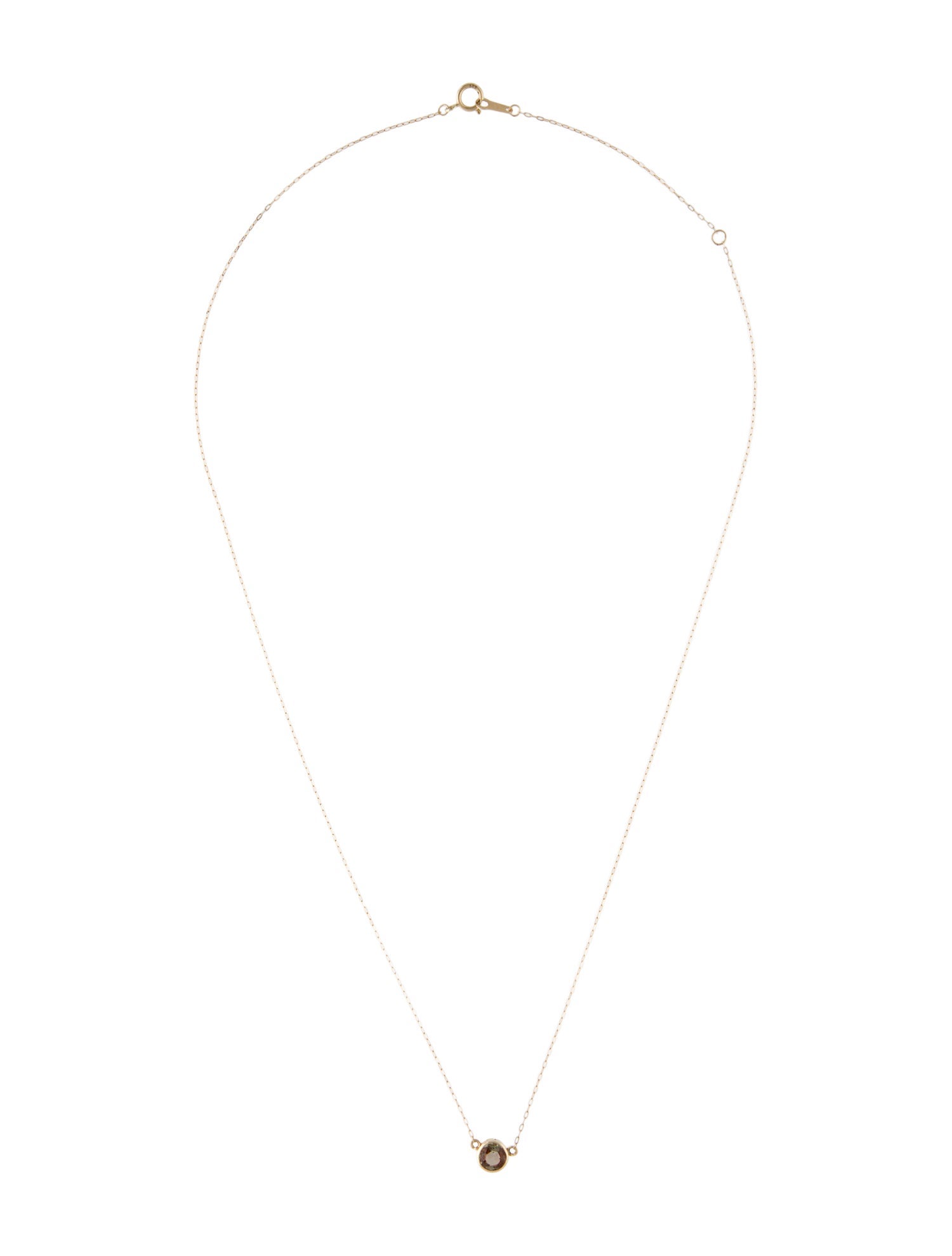 Necklace 14K Andalusite Pendant Necklace