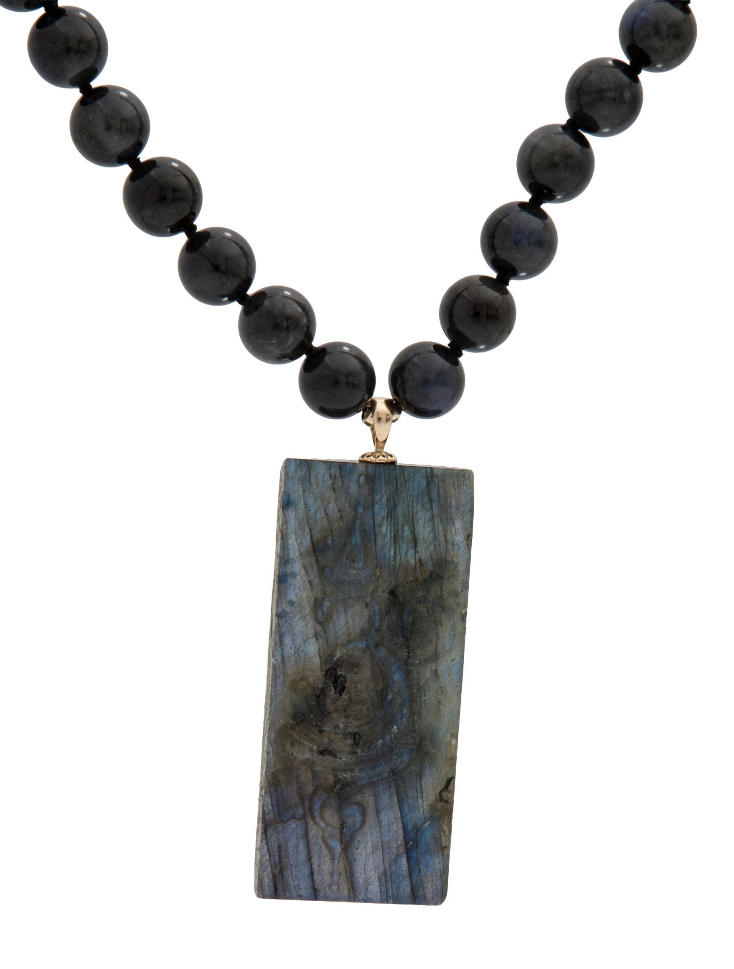 Necklace 14K Labradorite Pendant Necklace