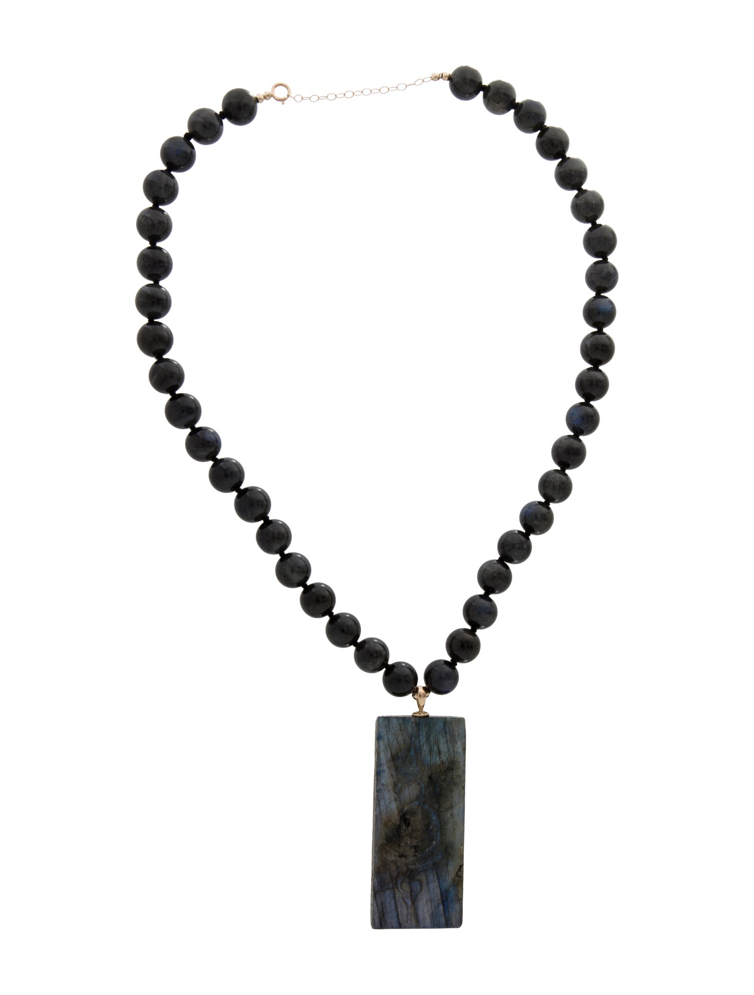 Necklace 14K Labradorite Pendant Necklace