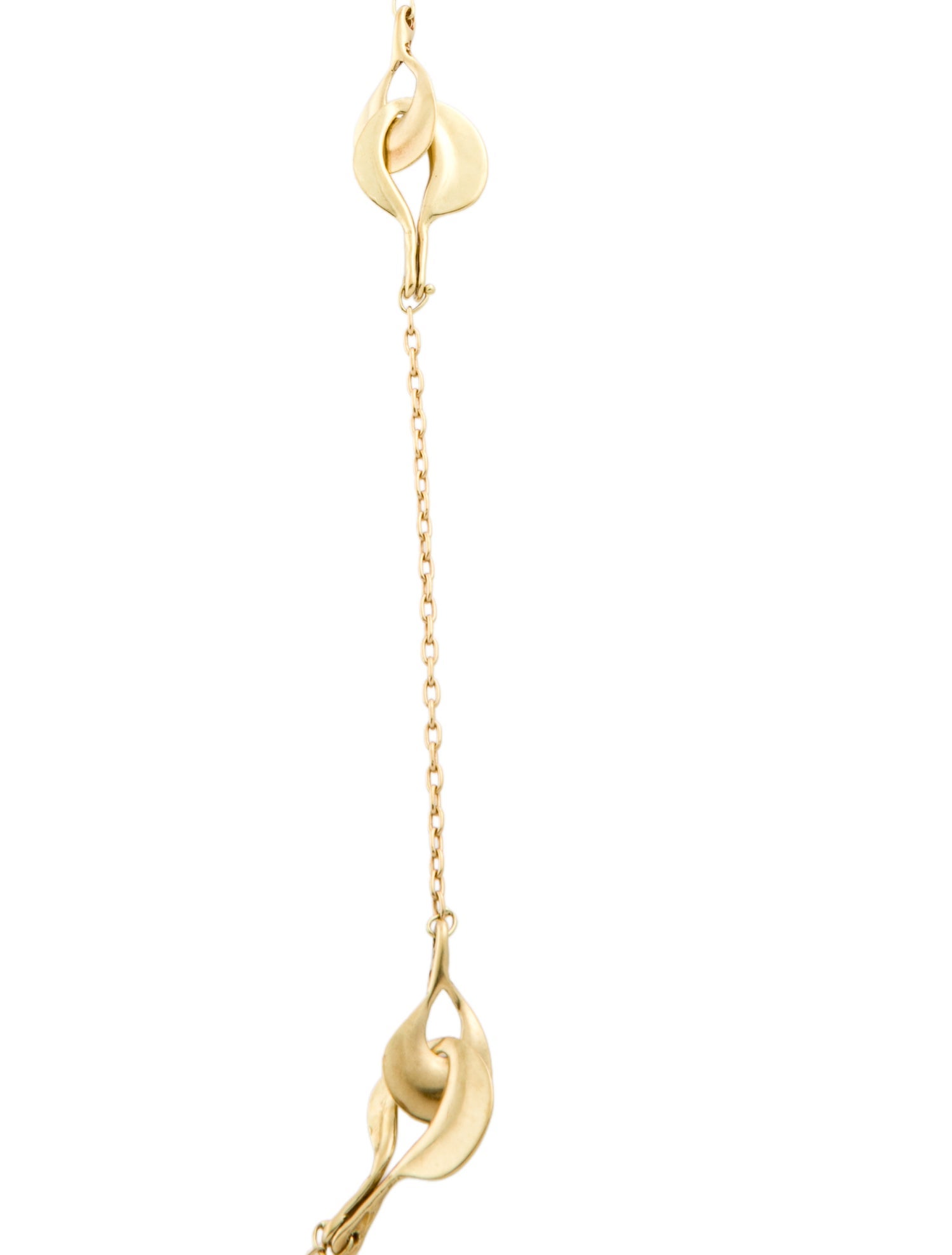 Necklace 18K Petal Station