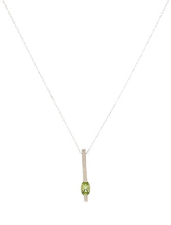 Necklace 10K Peridot Pendant Necklace
