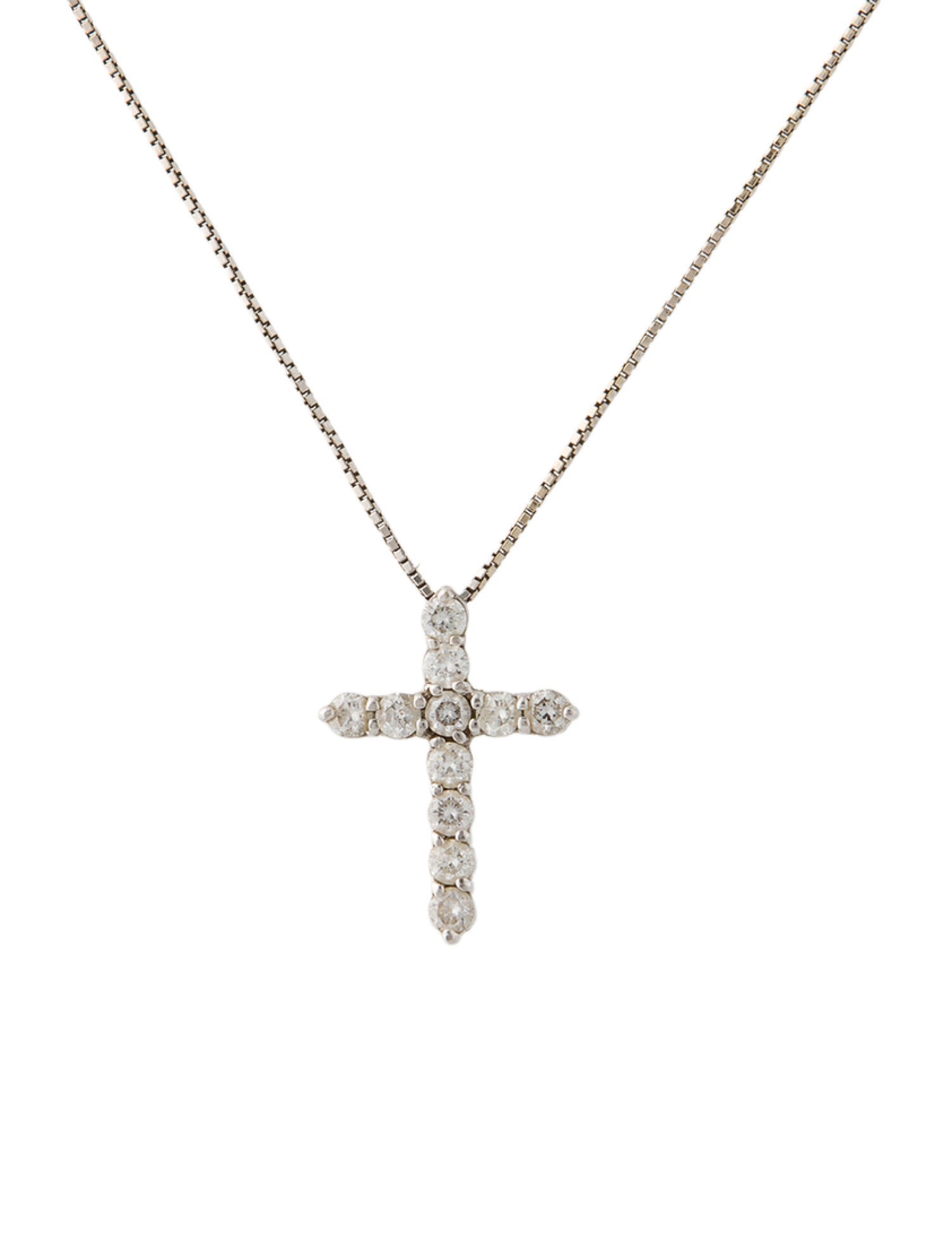 Necklace Shane Co. 14K Bethany Cross Pendant Necklace
