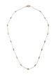 Necklace 18K Diamond Station Chain Necklace