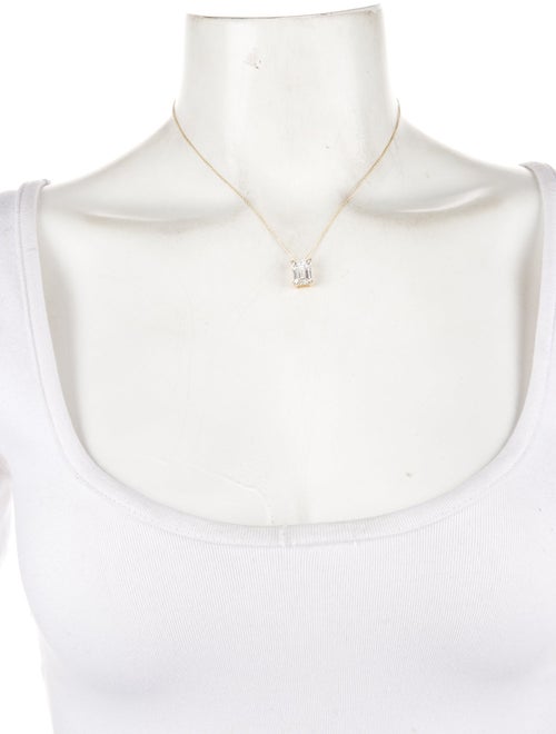 Necklace 14K 6.12ct Lab-Grown Diamond Pendant Necklace