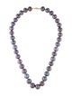 Necklace 14K Dyed Pearl Bead Strand Necklace