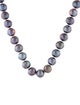 Necklace 14K Dyed Pearl Bead Strand Necklace