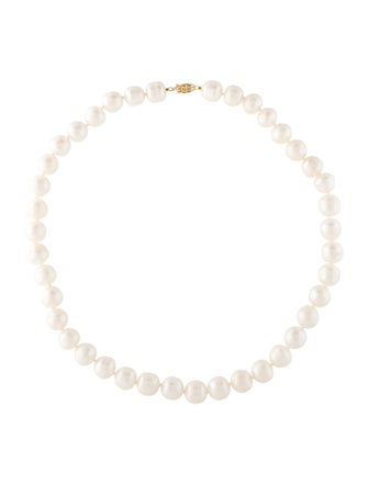 Necklace 14K Pearl Bead Strand Necklace